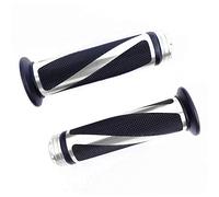 2 Pièces Poignée Guidon Moto pour Suzuki RV 125 VanVan/RV 200 VanVan 2003-2017, Surface Texturée Antidérapante Prise Ferme Améliorer Le ContrôLe De La Direction Grip Guidon Moto,5 Silver