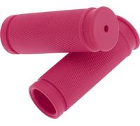 2 Pièces Poignées de Vélo, 85mm Design Ergonomique en Caoutchouc pour Enfants avec Protection d'Impact de Sécurité pour Tricycle et Vélo d'Équilibre pour Enfants, Rose Pink