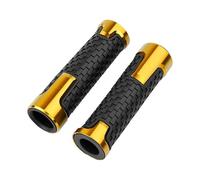 2 Pièces Poignées Guidon Universelles 22/24mm Moto pour YZ80/YZ125/TW200, Universelles Antidérapantes Caoutchouc Poignées Guidon, Décorer,Yellow