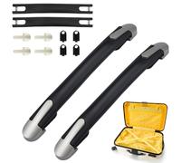 2 Pièces Poignet de Valise, 24cm Poignée de Traction Bagage en Plastique | Robuste Poignee de Rechange Valise, Poignée de Transport Portable Valise de Bagage, pour Boîtes, Valises, Mallettes À Outils