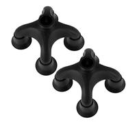 2 Pièces Pointe de Bâton de Randonnée à Quatre Pieds | Pa Fibre, Retrait Facile et Format Portable, Compatible avec Cannes de Marche et Bâtons en Extérieur