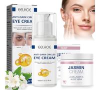 2 pièces Pommade au Jasmin Plus,Crème pour les Yeux avec Collagène,Pommade de Jasmin Set,Contient du Collagène,Crème pour Contre les Rides,Soin Paupière Tombante,Contre Les Poches Sous Les Cernes