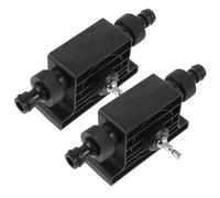 2 pièces Pompe à Eau pour Perceuse, Auto-Amorçante, Transfert liquide | Métal et Plastique, Installation Facile sans Outil, pour Arrosage, Camping-Car, Aquarium, Noir