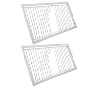 2 Pièces Porte à Pigeon en Fer Argenté, pour Pigeons