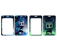 2 Pièces Porte Badge Porte Cartes Hollow Animé Knight avec Lanyard | Pour Carte d'Identité, École, Bureau, Cantine, Bus (2)
