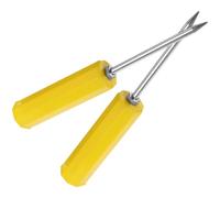 2 Pièces Porte-Canne de Pêche du Bord, Support au Sol pour Canne | Plastique et Métal, Surface Lisse, pour Poignées de Canne à Pêche et Pêcheur Côtier