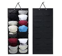 2 PièCes Porte-Chapeaux Suspendu Porte Casquette Portechapeaux Pour Casquettes De Baseball Pliable Range Casquette pour Ranger Les éCouteurs, Lunettes De Soleil, Bandeaux, Foulards