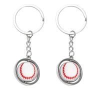 2 Pièces Porte-Clés De Baseball Rotatifs, Porte-Clés Cadeaux, Porte-Clés Amoureux du Baseball, Porte-Clés Décoratifs