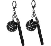 2 Pièces Porte-Clés De Basket-Ball 3D Mini Porte-Clés De Basket-Ball Souvenir d'Équipe De Basket-Ball Porte Clés Ballon De Sport Pour Des Cadeaux D'École Carnaval Récompense Partie