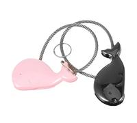 2 pièces Porte-clés personnalisé petite amie porte-clés portefeuille porte-clés en métal porte-clés petit ami porte-clés voiture porte-clés dauphin en alliage de zinc hommes et femmes année du cochon/