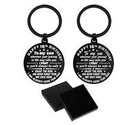 2 Pièces Porte-Clés pour Le 16E Anniversaire Et 1 Boîte De Rangement, Cadeaux De Jeunesse Personnalisés, Accessoires Porte-Clés, Adaptés Aux Fêtes d'anniversaire.