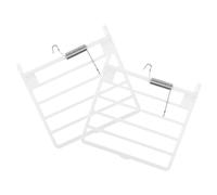 2 Pièces Porte De Cage À Oiseaux Boîte De Nourriture Mangeoires À Oiseaux pour L'Extérieur Porte De Cage À Oiseaux Remplacement Piège De Cage À Oiseaux Porte À Ressort Petite Yardwe