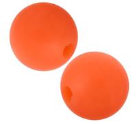 2 Pièces Porte-diapason Rond en Silicone, Léger | Pratique Extérieure, du Bruit, Nettoyage Facile, Orange, Pièces de Rechange, Musiciens Thérapeutes