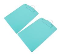 2 Pièces Porte-documents Infirmiers A4 en Plastique avec Crochet pour | Format Vertical Rigide, Clips Multicouches Élastiques, Maintien à Plat, Accès Rapide aux Archives Hospitalières