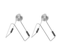 2 Pièces Porte Éponge Magnétique, Support pour Éponge De Sink avec Aimant, Organisateur À Séchage Rapide en Acier Inoxydable pour Maison Location Hôtels Chiffons De Nettoyage