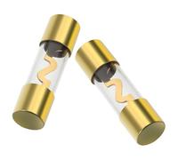 2 Pièces Porte Fusible en Alliage 150a Voiture | Usage Polyvalent, pour Modifications Audio et Amplificateur, Installation Facile, Protection Fiable, Couleur Or
