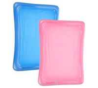 2 Pièces Porte-gobelet Flottant Gonflable pour Bac à Glaçons