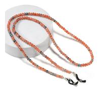 2 pièces Porte-Masque réglable, Laisse pour Lunettes de Lecture, Accessoire de mariée Vintage, Cadeau pour Elle (Perles de Perles/Cristal)