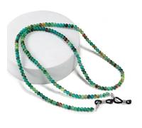 2 pièces Porte-Masque réglable, Laisse pour Lunettes de Lecture, Accessoire de mariée Vintage, Cadeau pour Elle (Perles de Perles/Cristal)