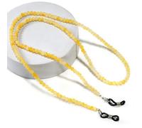 2 pièces Porte-Masque réglable, Laisse pour Lunettes de Lecture, Accessoire de mariée Vintage, Cadeau pour Elle (Perles de Perles/Cristal)