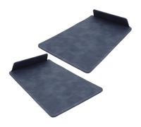 2 Pièces Porte-menu A5 en Cuir PU avec Clip Solide et Porte-crayon | Couverture Résistante à L'usure, Surface Facile à Nettoyer, Design Professionnel Raffiné, pour Service en Salle et Bureau
