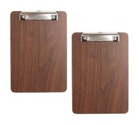 2 Pièces Porte-menu en Bois, Clip Pratique Cuisine et Restaurant