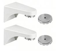 2 Pièces Porte Savon Aimanté, Support Savon Douche sans Perçage, Porte Savon Salle de Bain, 4 Couvercles Fleur, Noir/Argent/Blanc7.6x4.3x4.3cm (Blanc)