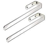 2 pièces Porte serviette PAN véritable acier inoxydable polie Longueur: 340 mm Largeur: 63 mm Porte serviette Barre pour serviette Tringle à serviette de SOTECH