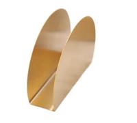 2 pièces porte-serviettes en papier Table porte-serviettes support en acier inoxydable support de tour de stockage hôtel maison décoration de mariage(Gold1)
