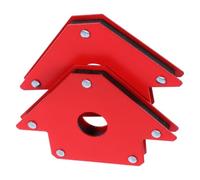 2 Pièces Positionneur de Soudage Magnétique 90° 22kg | Outil de Support Métallique, Léger et Portable, pour Opérations sur Site, Fixation Précise des Pièces