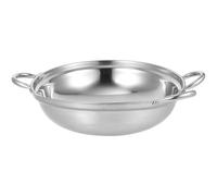 2 Pièces Pot Anse en Acier Inoxydable Noir Anti-débordement