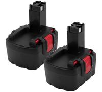 2 Pièces pour Bosch 14,4 V 3,6Ah Ni-Mh Remplacement pour Bosch Batterie 14.4V Compatible avec BAT038 BAT140 BAT159 BAT040 BAT041 2607335275 2607335276 2607335528 2607335534