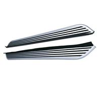 2 pièces pour Dodge pour Durango 2018-2025 GT Plus Barres Nerf Rails marchepieds latéraux Fixes marchepieds Voiture Jupes Latérales(Silver w Blk)