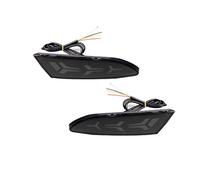 2 Pièces Pour Ford Pour Focus 3 2011-2014 Berline Hayon Pare-chocs Réflecteurs Fonctionnent Comme Feux Arrière, Frein Et Antibrouillard, Clignotant Ensemble Feu Arrière(Red Lens)