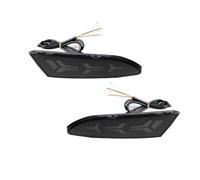 2 pièces pour Ford pour Focus 3 2011-2014 pour berline pour hayon fonction comme feux pour arrière, de freinage et antibrouillard pour(Smoked Lens)