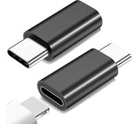 2 pièces pour Lightning vers USB-C Adaptateur, 60 W Adaptateur USB C Support pour charge rapide PD et transmission de données Compatible avec iPhone 15 Plus/Max Pro/Max, Galaxy et autres appareils de