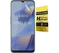 [2 Pièces Pour Oppo A16/ A16s 6.52" - Films De Protection D'écran Hydrogel 3d Avec Support Téléphone Doigt Pour Selfie Anti-Choc Compatible Coques Tpu Film Protecteur Tpu Souple