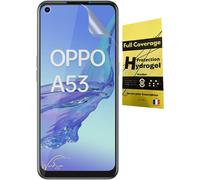 [2 Pièces Pour Oppo A53s 4g 6.5" - Films De Protection D'écran Hydrogel 3d Avec Support Téléphone Doigt Pour Selfie Anti-Choc Compatible Coques Tpu Film Protecteur Tpu Souple