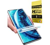 [2 Pièces Pour Oppo Reno8 Pro 5g 6.4"" - Films De Protection D'écran Hydrogel 3d Avec Support Téléphone Doigt Anti-Choc Compatible Coques Tpu Film Protecteur Tpu Souple