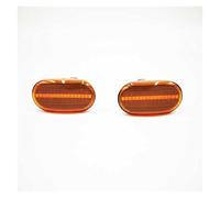 2 Pièces Pour Suzuki Pour Jimny JB64W JB74 JB23 JB64 Pour Mazda Pour Marqueur Latéral Dynamique Clignotant Indicateur Répéteur Lumière Séquentiel se tourner vers Lampe(Yellow shell,Dynamic Signal)
