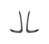 2 Pièces pour X6 F16 pour M-Sport M50i M50d 2015-2018 2019 Spoiler Pare-Chocs Avant avec Diffuseur Et Lame par Body Kit Séparateur Lèvre Avant(Carbon Look)