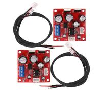 2 Pièces Préamplificateur Phono DIY pour Platine Vinyle, Rouge | Booste L’entrée Cellule au Niveau Ligne, du Bruit, Intégration, Écoute Stéréo