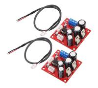 2 Pièces Préamplificateur Phono, Module Externe | Kit Circuit Stéréo Mini, Gain Élevé, pour Platine Vinyle et Amplificateur Intégré