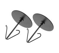 2 pièces Présentoir à Dents de Mégalodon Support stable, en Alliage | Structure Tridimensionnelle Courbée, Protège les Spécimens des Rayures, pour Études Paléontologiques et Présentations
