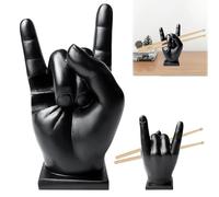 2 Pièces Présentoir de Baguettes De Batterie, Support de Baguettes De Batterie, Présentoir pour Baguettes De Rock, Décoration Cadeau Amusant Pour Le Batteur
