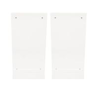 2 Pièces Présentoir de Menu Magnétique en Acrylique Transparent | Double Face, Base Stable, pour Expositions et Boutiques, Blanc, Affiche Lisible, Format Vertical