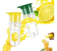 2 Pièces Presse Agrumes Manuels,Nouveau presse-citron à vis,Mini Presse Citron avec Buse,Presse Citron,Fruit Lemon Squeezer,Presse Citron Agrumes Manuel Kit,Oranges Et Autres Types D'agrumes