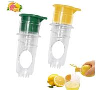 2 Pièces Presse Citron, Mini Presse Agrumes Manuel, Citrus Juicer, avec Buse, Petit et portable, Pour Citrons, Oranges Et Autres Types D'agrumes