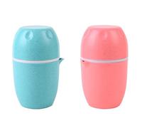 2 Pièces Presse-jus Manuel, Extracteur Cuisine | Plastique et Acier Inoxydable, Facile à Nettoyer Utiliser, Conserve les Nutriments, Usage Domestique Couleur Aléatoire