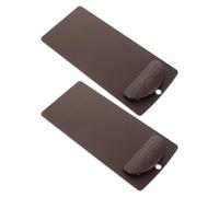 2 Pièces Presse-papiers de Facture en Plastique Noir, Trou 6 MM | Maintien Sûr des Feuilles, Usage Bureau et Restaurant, Format Épais, Rangement Facile, pour Documents